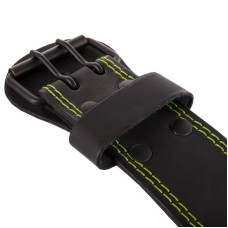 Пояс атлетичний шкіряний Zelart XXL чорний, код: VL-3349_XXL