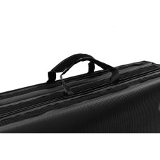 Мат гімнастичний Hop-Sport HS-095FM твердий з липучкою 5см чорний, код: 5902308220232