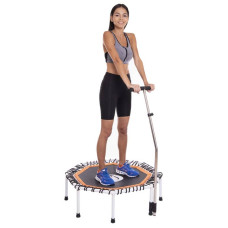 Фітнес батут FitGo 910 см, чорний, код: FI-2903-S52