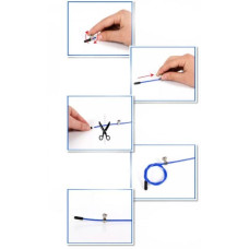 Швидкісна скакалка EasyFit Speed Cable Rope 3 м зі сталевим тросом чорна, код: EF-1423-Bk-EF