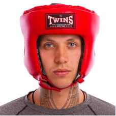Шолом боксерський Twins XL червоний, код: HGL-8_XLR