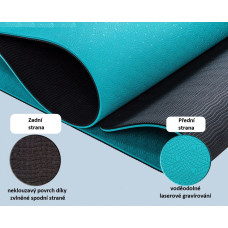 Килимок для фітнесу та йоги Movit Yoga, 1900х1000х6 мм, сірий, код: M-9427870-IN