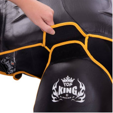 Захист корпусу та стегон тренера шкіряний Top King XL чорний, код: TKBDTP_XL-S52