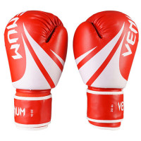 Боксерські рукавички Venum DX  8oz, червоний, код: VM2145-8R-WS
