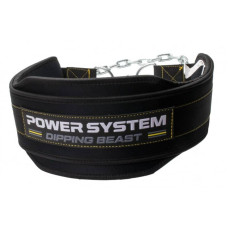 Пояс для обтяжень Power System Dipping Beast Black/Yellow, код: PS-3860_Black/Yellow