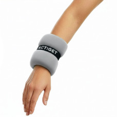 Обважнювачі-манжети для ніг та рук Actiget 2 x 1 кг Grey/Black, код: ACT0128