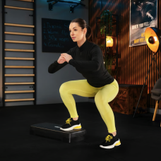 Степ платформа Trex Sport TX-030AS 3 рівнева чорно-блакитна, код: 5902308235359