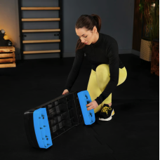 Степ платформа Trex Sport TX-030AS 3 рівнева чорно-блакитна, код: 5902308235359