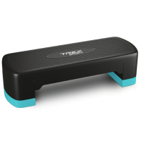 Степ платформа Trex Sport TX-030AS 3 рівнева чорно-блакитна, код: 5902308235359