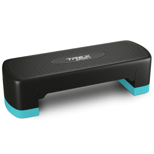 Степ платформа Trex Sport TX-030AS 3 рівнева чорно-блакитна, код: 5902308235359