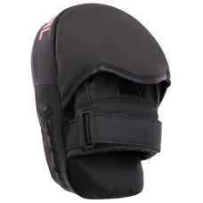 Лапа вигнута для боксу та єдиноборств Fistrage Flex 240x180x60 мм, 2шт, чорний-червоний, код: VL-5485_BKR