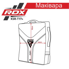 Маківара RDX Kick Shield Aura Plus T-17 Black Golden Heavy, код: KSR-T17BGL+