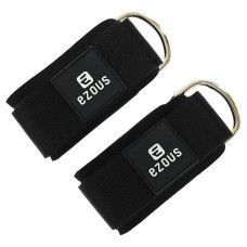 Лямка для ніг Ezous Training Ankle Straps 2.0 260x70 мм, 2шт, чорний-фіолетовий, код: H-02