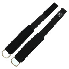 Лямка для ніг Ezous Training Ankle Straps 2.0 260x70 мм, 2шт, чорний-фіолетовий, код: H-02