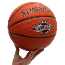 М'яч баскетбольний гумовий Spalding Neverflat Hex №7, помаранчевий, код: 84440Y-S52
