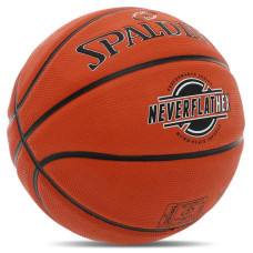 М'яч баскетбольний гумовий Spalding Neverflat Hex №7, помаранчевий, код: 84440Y-S52