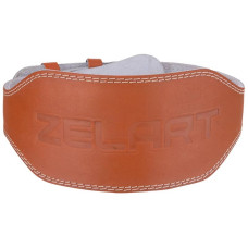 Пояс атлетичний шкіряний Zelart ширина 15см XS коричневий, код: SB-165056_XS-S52