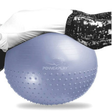 Мяч для фитнеса PowerPlay 75см Sky Blue + насос, код: PP_4003_75_Sky_Blue