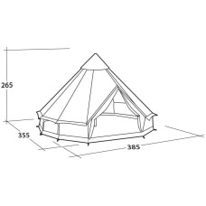 Намет семимісний EasyCamp Moonlight Bell Grey (120443), код: 929743-SVA