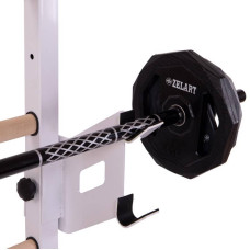 Шведська стінка-стійка пересувна BioGym Універсал Wood PRO білий, код: L-2410-S52