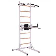 Шведська стінка-стійка пересувна BioGym Універсал Wood PRO білий, код: L-2410-S52