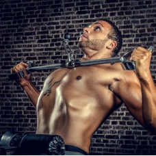 Ручка для верхньої тяги York Fitness 86см з паралельним хватом пряма, хром, код: 00014961068313