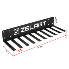 Кронштейн настінний для скакалок та петель Zelart чорний, код: TA-9594-S52
