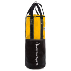 Мішок боксерський циліндричний Fairtex 800х400 мм, червоний-чорний, код: HB3_BKR-S52