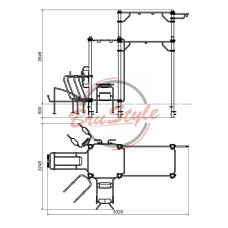 Мультифитнес станція Brustyle, код: W227.1