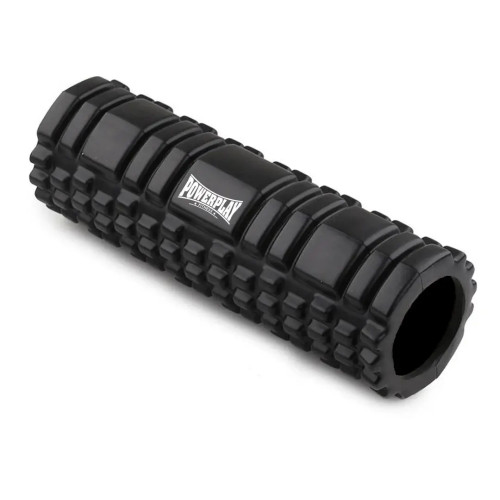 Масажний ролик (роллер) PowerPlay Massage Roller (30x10см.), чорний, код: PP_4342_Black