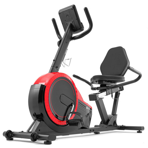 Горизонтальний велотренажер Hop-Sport HS-060L Pulse червоний, код: 5902308220041