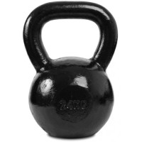 Гиря чавунна Toorx 24 кг з гумовою підставкою Black, код: 931123-SVA