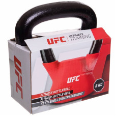 Гиря сталева з вініловим покриттям UFC 8кг, червоний, код: UHA-69694-S52