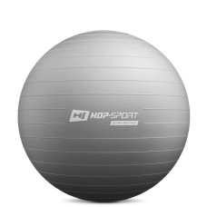 Фітбол Hop-Sport 65см сірий + насос, код: 5902308235878