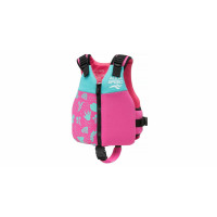 Жилет для плавання дитячий Aqua Speed Safe Splash 15-19 кг, бірюзовий-рожевий, код: 5905718611232