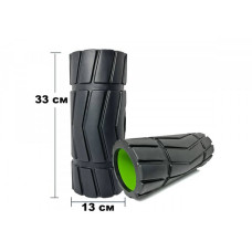 Масажний ролик EasyFit Rover 330х130 см чорний код: EF-3703-Bk-EF