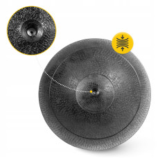 Слембол (медичний м"яч) для кросфіту 4Fizjo Slam Ball 10 кг, чорний, код: P-5907739315441
