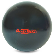 М"яч для художньої гімнастики Zelart 20 см, чорний, код: RG-4497_BK