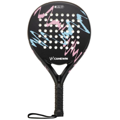 Ракетка для падел-тенісу Camewin Padel чорний-рожевий, код: BT-6525_P