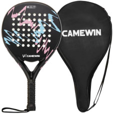 Ракетка для падел-тенісу Camewin Padel чорний-рожевий, код: BT-6525_P