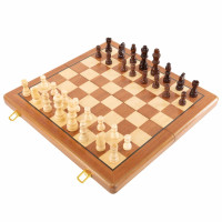 Шахи настільна гра дерев'яні PlayGame 38x38х5 см, код: HB4020