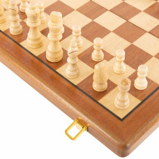 Шахи настільна гра дерев'яні PlayGame 38x38х5 см, код: HB4020