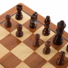 Шахи настільна гра дерев'яні PlayGame 38x38х5 см, код: HB4020