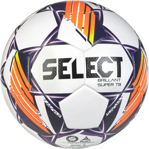 М'яч футбольний Select Brillant Super FIFA TB v24 361598-009 №5, біло-фіолетовий, код: 5703543350575