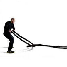 Бойовий канат Fitnessport FF32A1-15m, 15м, чорний-жовтий, код: 10222-AX