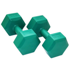 Гантелі для фітнесу SportVida 2x4 кг, темно-зелений, код: SV-HK0220