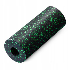 Масажний ролик (валик, роллер) гладкий 4Fizjo EPP PRO+ 330x140 мм, чорний-зелений, код: P-5907222931424