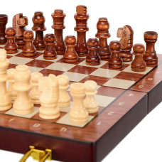 Шахи настільна гра Zoocen 245x125x5 мм, дерево, код: FL125