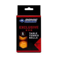 М'ячі Donic Exclusive (Advantgarde) 3* 40+ 6шт,помаранчевий, код: 4000885580389