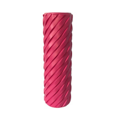 Масажний валик Хвилі SNS EVAXW7-45-rose red 45 см, рожевий, код: 11086-SNS